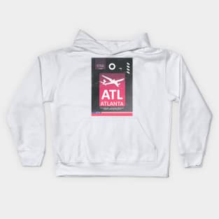 ATL Atlanta airport code Kids Hoodie